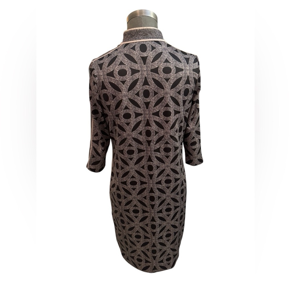 Gretchen Scott Designs Jersey Mandarin Dress Small - Picture 6 of 14